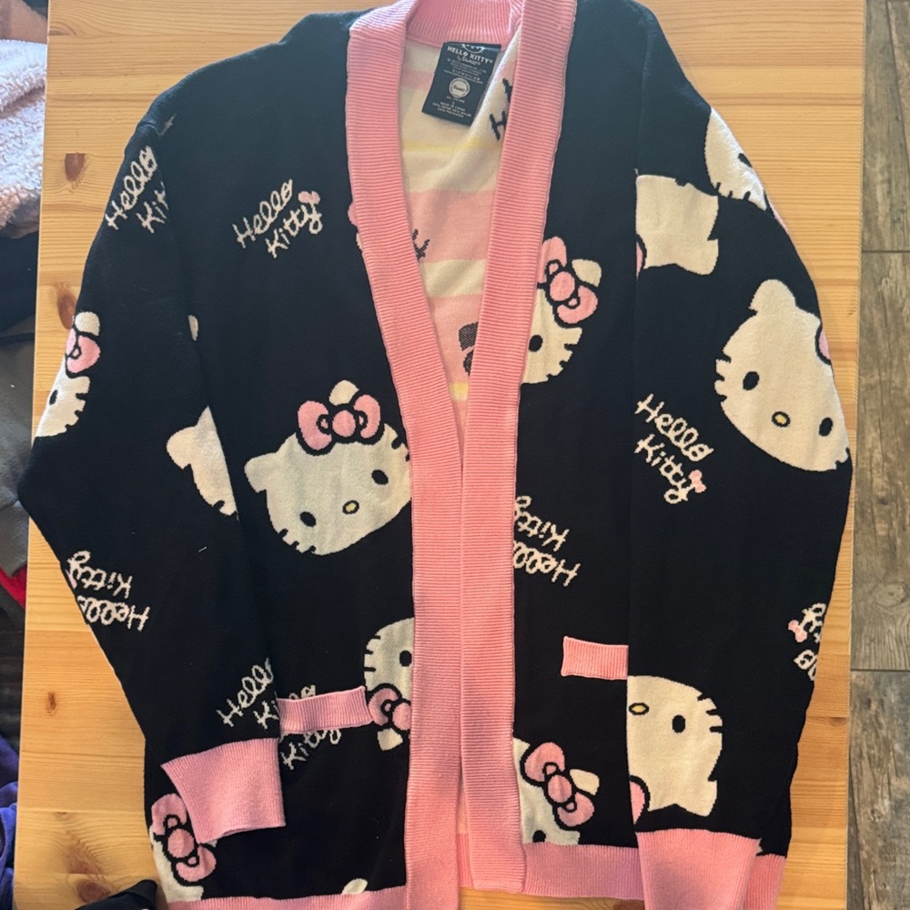 Hello Kitty Black and Pink Jacket